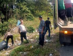 Jelang PON XXI, DLH Aceh Besar Bersihkan Sampah di Seunapet Lembah Seulawah