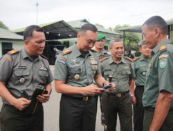 Gencar Cegah Judi Online, Kodim 0101/Kota Banda Aceh Sidak Handphone Prajurit