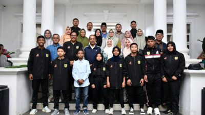 Pj Wali Kota Ade Surya Gelar Pertemuan dengan Siswa Lolos O2SN/OSN Tingkat Nasional, Ini Pesannya