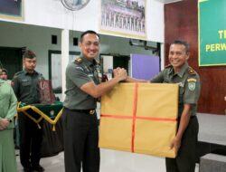 Dandim 0101/Kota Banda Aceh Pimpin Acara Tradisi Pelepasan Purnawira Perwira