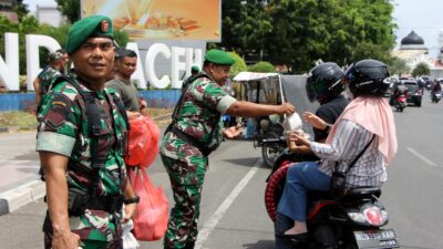 Kodim 0101/Kota Banda Aceh Gelar Jum’at Berkah, Peduli dan Berbagi untuk Sesama