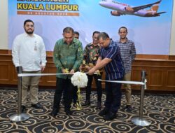 Hadiri Peresmian Rute Baru Maskapai Super Air Jet, Pj Bupati Iswanto : Ini Konektivitas Pertumbuhan Ekonomi