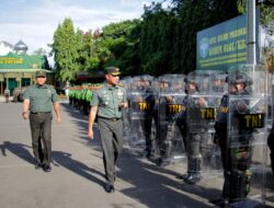 Pastikan Kesiapan Berjalan Lancar, Dandim 0101/KBA Pimpin Apel Siap Siaga Pengamanan Pilkada 2024