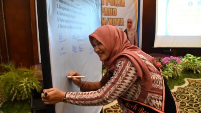 Cut Rezky Handayani Hadiri Penguatan Pokja Bunda PAUD se- Aceh
