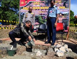 Pj Bupati Muhammad Iswanto Letakkan Batu Pertama Pembangunan Mapolsek Blang Bintang