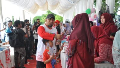 Pj Bupati Muhammad Iswanto dan Bunda PAUD Cut Rezky Hadiri Puncak Peringatan HAN ke-40