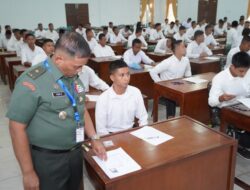 Inspektur Kodam IM Tinjau Pelaksanaan Werving Calon Bintara Prajurit Karier TNI AD TA 2024