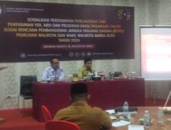 KIP Kota Banda Aceh Gelar Sosialisasi Sinkronisasi Visi Misi Balon Kepala Daerah