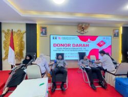 Sambut Hari Pengayoman Ke-79, Rutan Jantho ikuti Donor Darah di Kanwil Kemenkumham Aceh