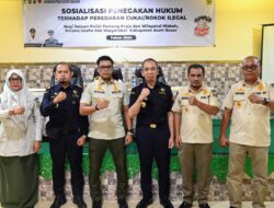 Satpol PP dan WH Aceh Besar Gandeng Bea Cukai Gelar Sosialisasi Penegakan Hukum Rokok Ilegal