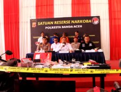 Dua Pengguna Sabu Ditangkap Polisi Usai Jarah Rumah Kosong di Aceh Besar