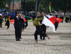Peringatan HUT ke-79 RI, Tarian Massal dan Drum Band Pukau Ribuan Warga Kota Jantho