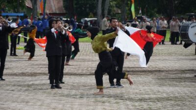 Peringatan HUT ke-79 RI, Tarian Massal dan Drum Band Pukau Ribuan Warga Kota Jantho