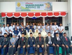 Peringat HUT ke-79 MA RI, Mahkamah Syariah dan Pengadilan Negeri Sabang Gelar Upacara