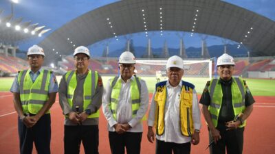 Didampingi Pj Gubernur Aceh, Menteri PUPR Tinjau Kesiapan Fasilitas PON XXI di Banda Aceh