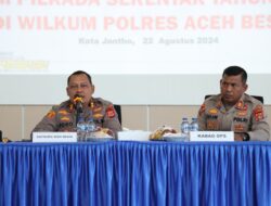 Gelar Tactical Floor Game, Polres Aceh Besar Siap Amankan Pilkada Serentak 2024