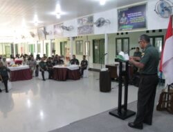 Pabung Kodim 0101/KBA wakili Dandim 0101/KBA, Pimpin Kegiatan Komsos Perkuat Sinergitas TNI AD dan KBT