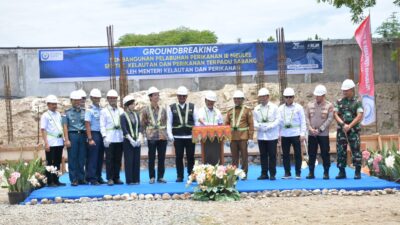 Dampingi Pj Gubernur Aceh, Menteri KKP Resmikan Pembangunan SKPT di Ie Meulee Sabang