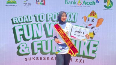 Febianti Safila Raih Juara 2 Duta PON Aceh-Sumut XXI Tahun 2024