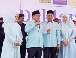 Deklarasi Calon Bupati dan Calon Wakil Bupati Diwarnai Isak Tangis Calon Pemimpin Aceh Barat
