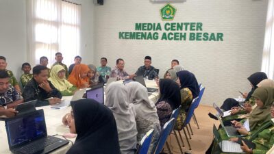 Kankemenag Aceh Besar Gelar Bimbingan Teknis Aplikasi Srikandi untuk ASN