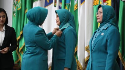 Istri Pj Gubernur Aceh Dilantik Jadi Pj Ketua TP PKK Aceh dan Ketua Pembina Posyandu Aceh
