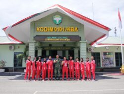 Terima Audiensi Atlet Karate Aceh, Dandim 0101/KBA Harap Raih yang Terbaik di PON XXI