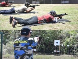 Bea Cukai Sabang Latihan Menembak Bersama Kejaksaan Negeri
