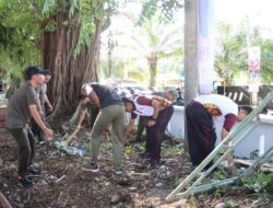 Pangdam IM Perintahkan Jajarannya Gotong Royong Bersihkan Venue PON XXI di Aceh Barat