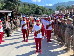 Canda Ria Warga Pakpak Bharat dengan Tim Kirab Api PON XXI Aceh