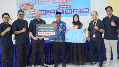 SMKN 2 Banda Aceh Launching Platform Skull.Id Bersama Komisaris Telkomsel