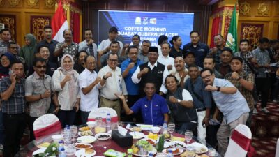 Coffee Morning dengan Wartawan, Pj Gubernur Safrizal: Butuh Dukungan dan Kritikan dari Media