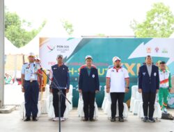 Pj Bupati Iswanto Hadiri Pembukaan PON XXI Cabang Olahraga Terjun Payung