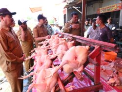 IPH Kebutuhan Pokok Naik, Sekda Aceh Besar Tinjau Pasar lnduk Lambaro 