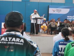 Pj Bupati Iswanto Buka Pertandingan Cabor Kurash PON XXI Aceh-Sumut 