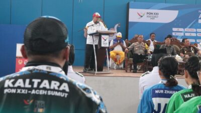 Pj Bupati Iswanto Buka Pertandingan Cabor Kurash PON XXI Aceh-Sumut 