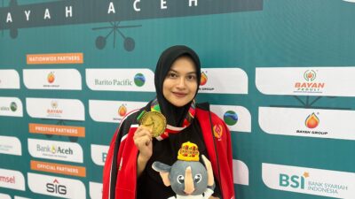 Briptu Derli Amalia Putri Sumbang Dua Medali untuk Aceh di Cabor Menembak PON XXI
