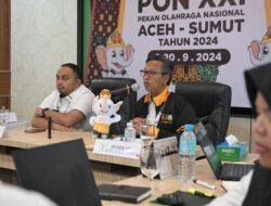 PB PON Wilayah Aceh Gelar Rapat Persiapan Kepulangan Atlet PON XXI Aceh-Sumut