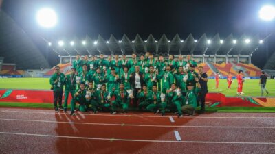 Kalahkan Jabar, Jatim Rebut Emas Cabor Sepak Bola PON XXI
