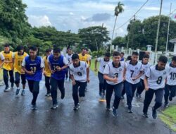 Lanudal Sabang Gelar Samapta Rutin Kesegaran Jasmani
