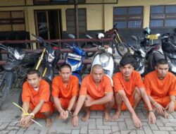 Polresta Banda Aceh Tangkap 5 Pencuri Motor