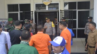 Ratusan Polisi Amankan Penetapan Nomor Urut Paslon Walikota dan Wakil Walikota Lhokseumawe