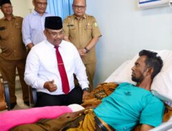 Pj Gubernur Safrizal Bezuk Atlet PON Babel dan Wasit PON Panahan di RSUDZA