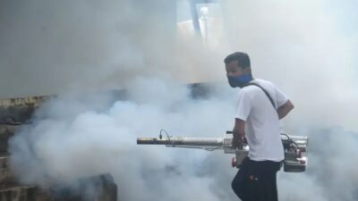 Lanud MUS dan Puskesmas Sukakarya Gelar Fogging Cegah DBD