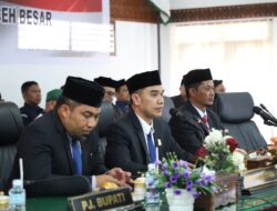 DPRK Gelar Rapat Paripurna Istimewa Penyampaian Visi dan Misi Calon Bupati/Wakil Bupati Aceh Besar