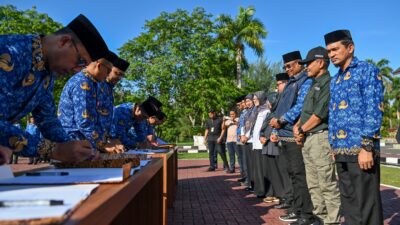 Penjabat Gubernur Safrizal Pimpin ASN Teken Ikrar Netralitas Pilkada 2024