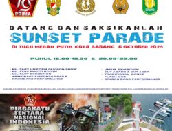 Sunset Parade, Puncak Perayaan HUT ke-79 TNI di Sabang