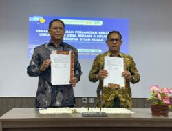 Pemkab Aceh Besar Teken Kerjasama dan Library Tour Desa Binaan dengan USK