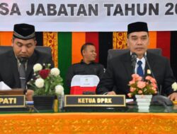 Pj Bupati Iswanto Hadiri Rapat Paripurna Pengucapan Sumpah Pimpinan DPRK Aceh Besar