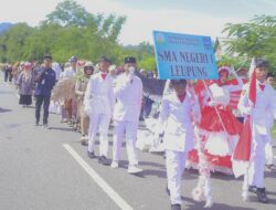 Peringati Hardikda ke-65, Forkopimcam dan Mahasiswa Leupung Gelar Karnaval dan Aneka Lomba